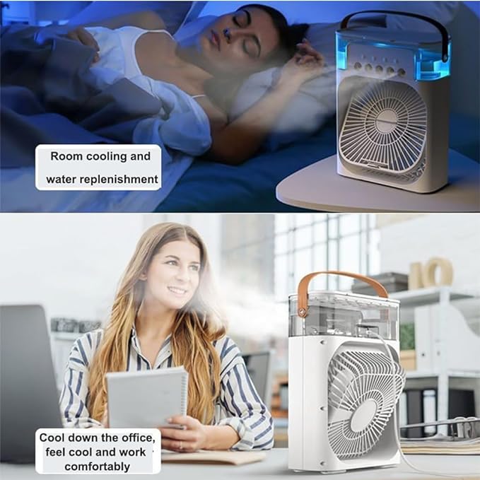 Cooling Fan With Ice - Zabcart