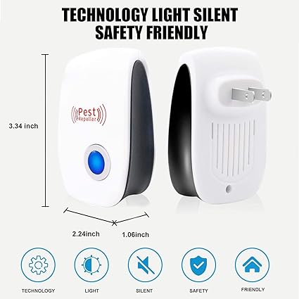 Ultrasonic Pest Repeller - Zabcart