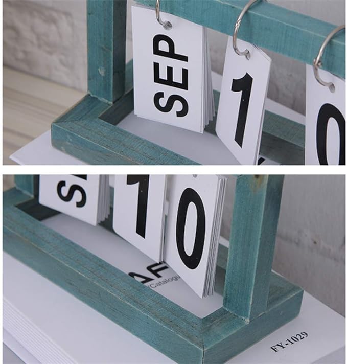 Wooden Vintage Home Calendar - Zabcart