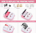 Portable Mini Pocket Printer BT Thermal Printer - Zabcart