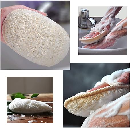 Natural Loofah Body Scrubber - Zabcart