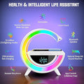 Digital Led Wireless Charger Speaker - Zabcart