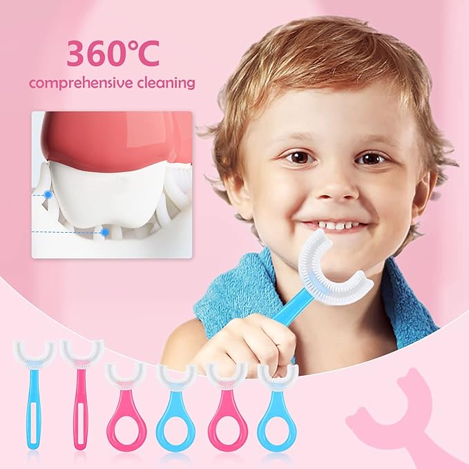 Kids U-Shaped Toothbrush - Zabcart