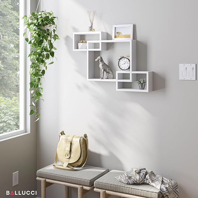 Cube Floating Decorative Wall Shelf - Zabcart