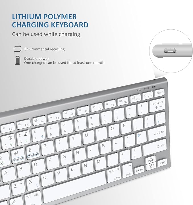 Wireless Bluetooth Keyboard - Zabcart
