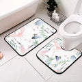 Dancing Flamingo Toilet Mat Set - Zabcart