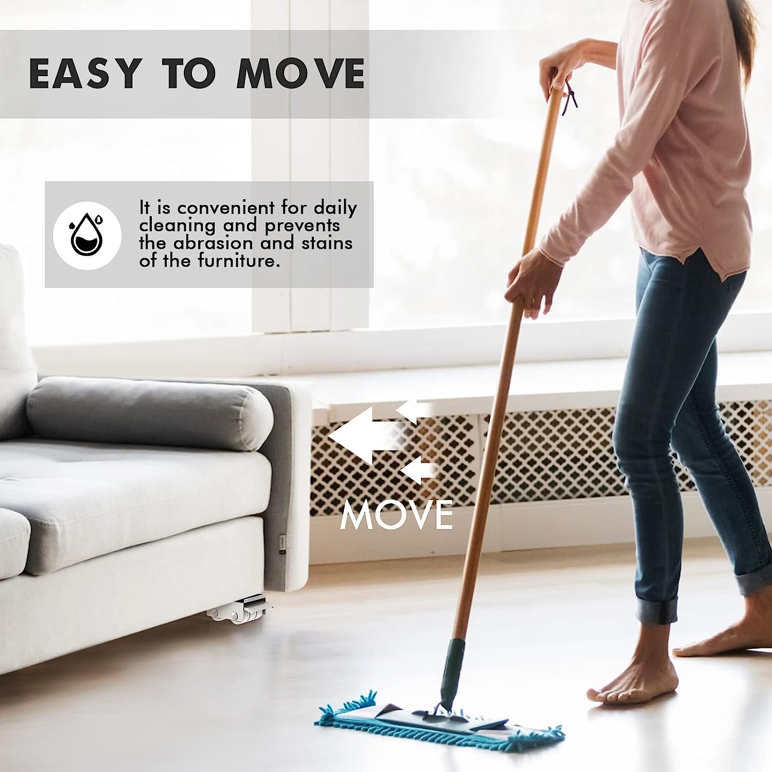 Easy DIY Furniture Mover - Zabcart
