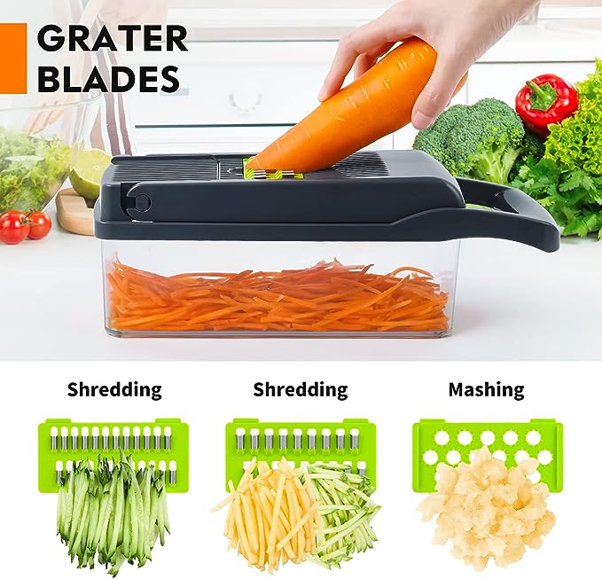 Vegetable Cutter Chopper and Slicer - Zabcart