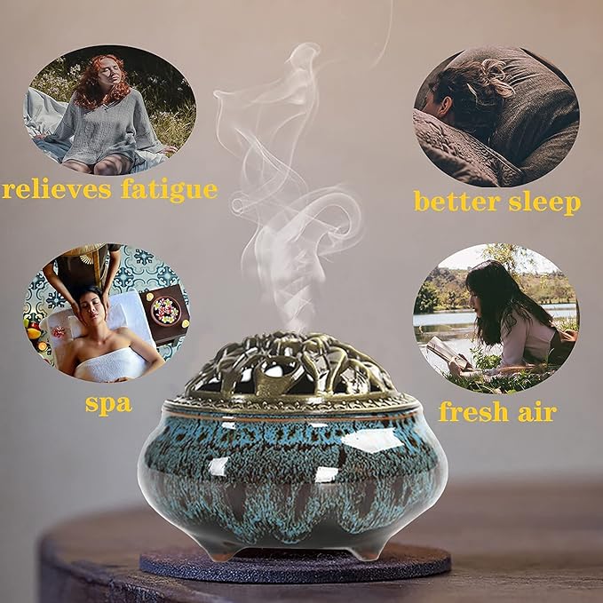 Ceramic Incense Burner - Zabcart