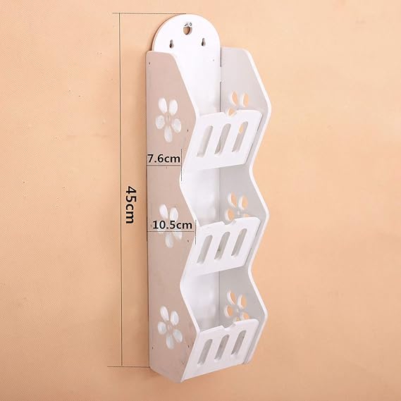 Multi Layer Mounted Rack Storage Shelf - Zabcart