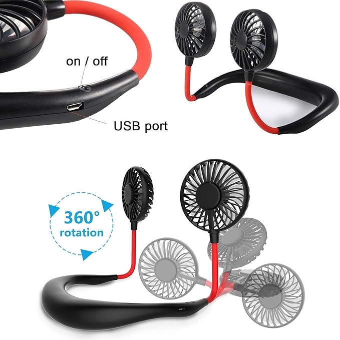 Pinlife Sports Neck Fan - Zabcart