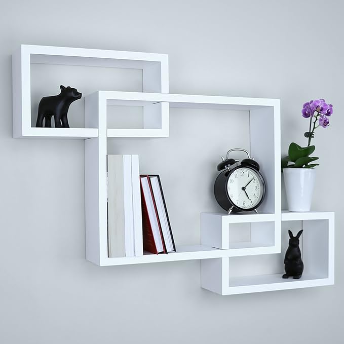 Cube Floating Decorative Wall Shelf - Zabcart