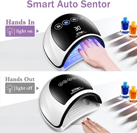 LED Caring Nail Lamp - Zabcart