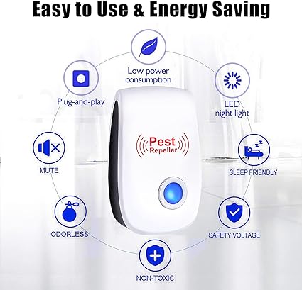 Ultrasonic Pest Repeller - Zabcart