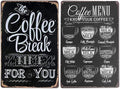 Coffee Break Metal Tin Sign - Zabcart