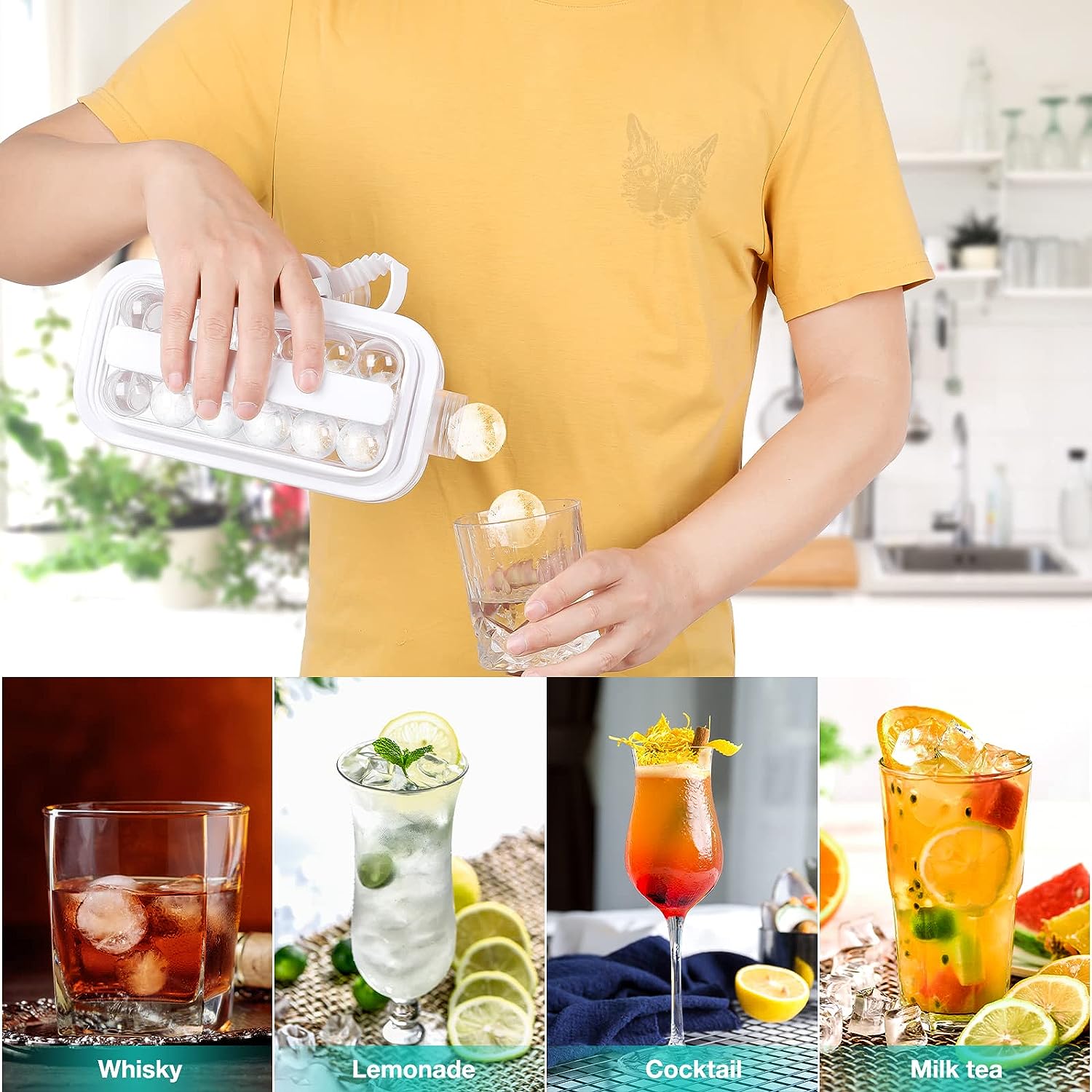 Ice Sphere Tray - Zabcart