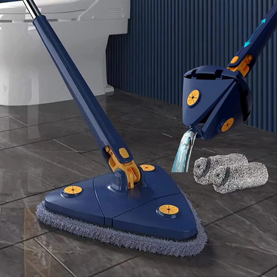 360 Rotating Adjustable Mop - Zabcart