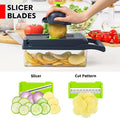 Vegetable Cutter Chopper and Slicer - Zabcart