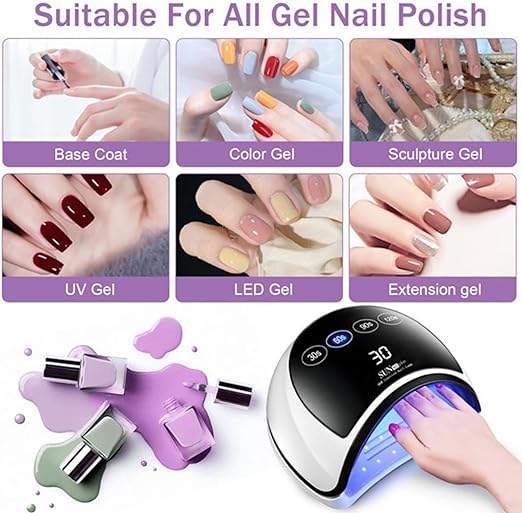 LED Caring Nail Lamp - Zabcart