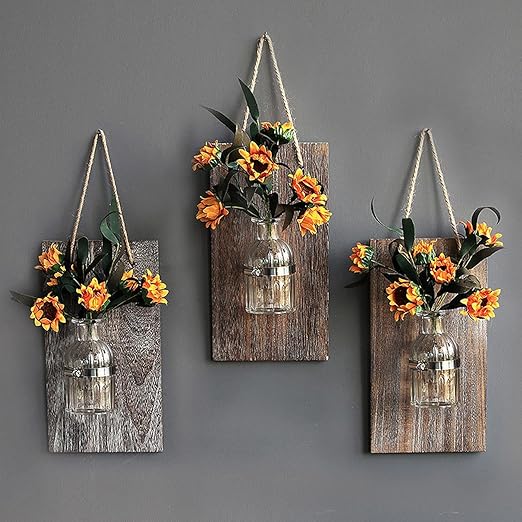 Wall Mount Decoration Piece With Jar - Zabcart