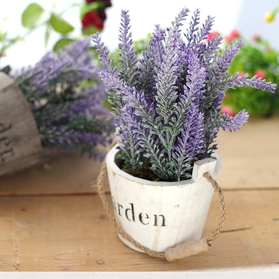 Artificial Lavender Plant Flowers - Zabcart