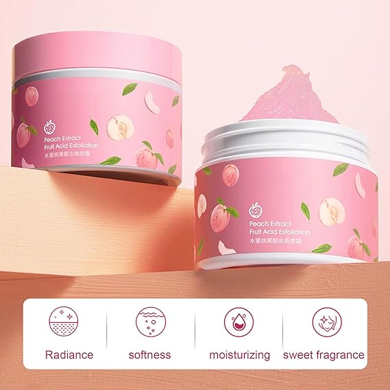 Peach Extract Fruit Acid Exfoliating Face Gel Cream - Zabcart