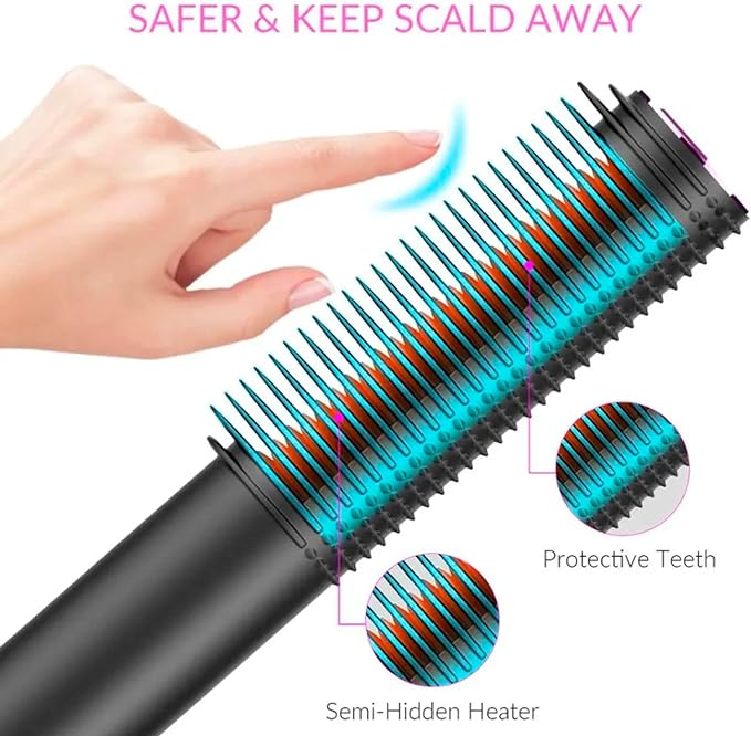 Hair Curler Brush - Zabcart
