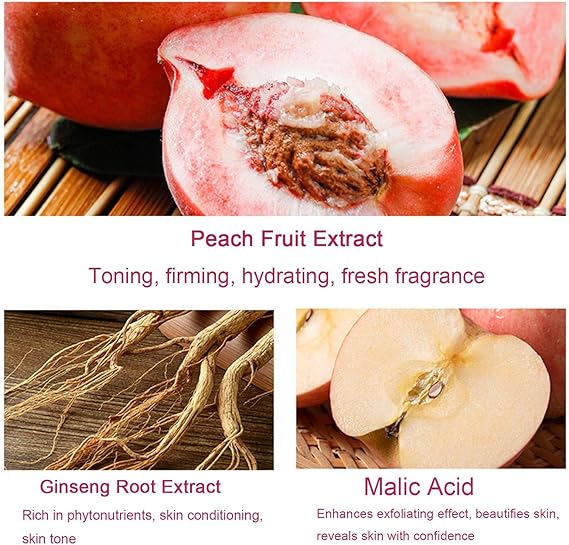 Peach Extract Fruit Acid Exfoliating Face Gel Cream - Zabcart