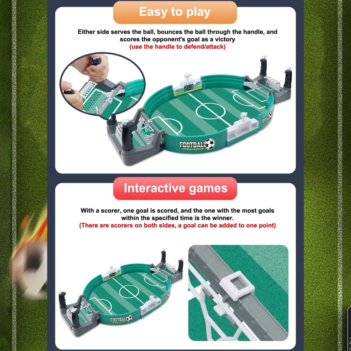 Mini Football Table Game - Zabcart
