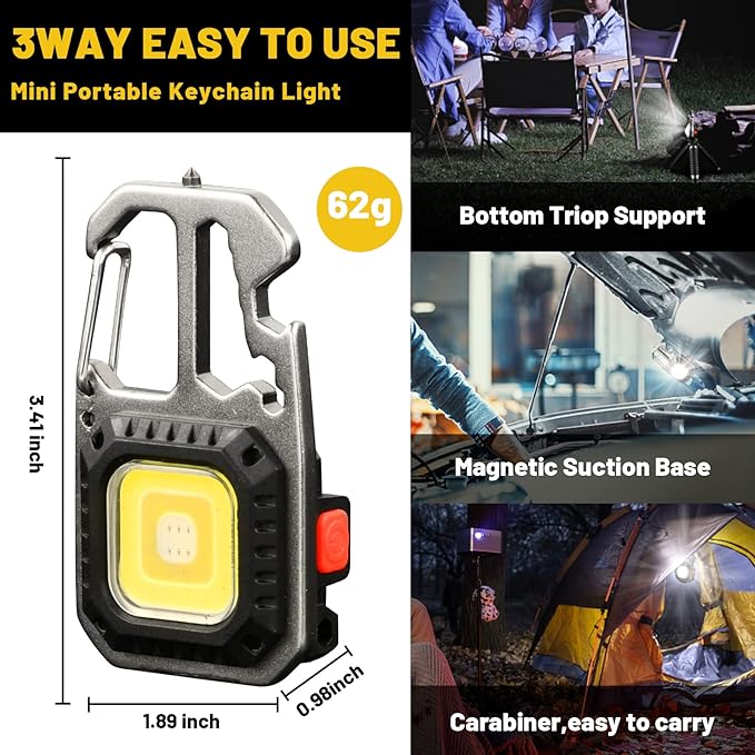 Portable Mini LED Work Light with Tripod - Zabcart