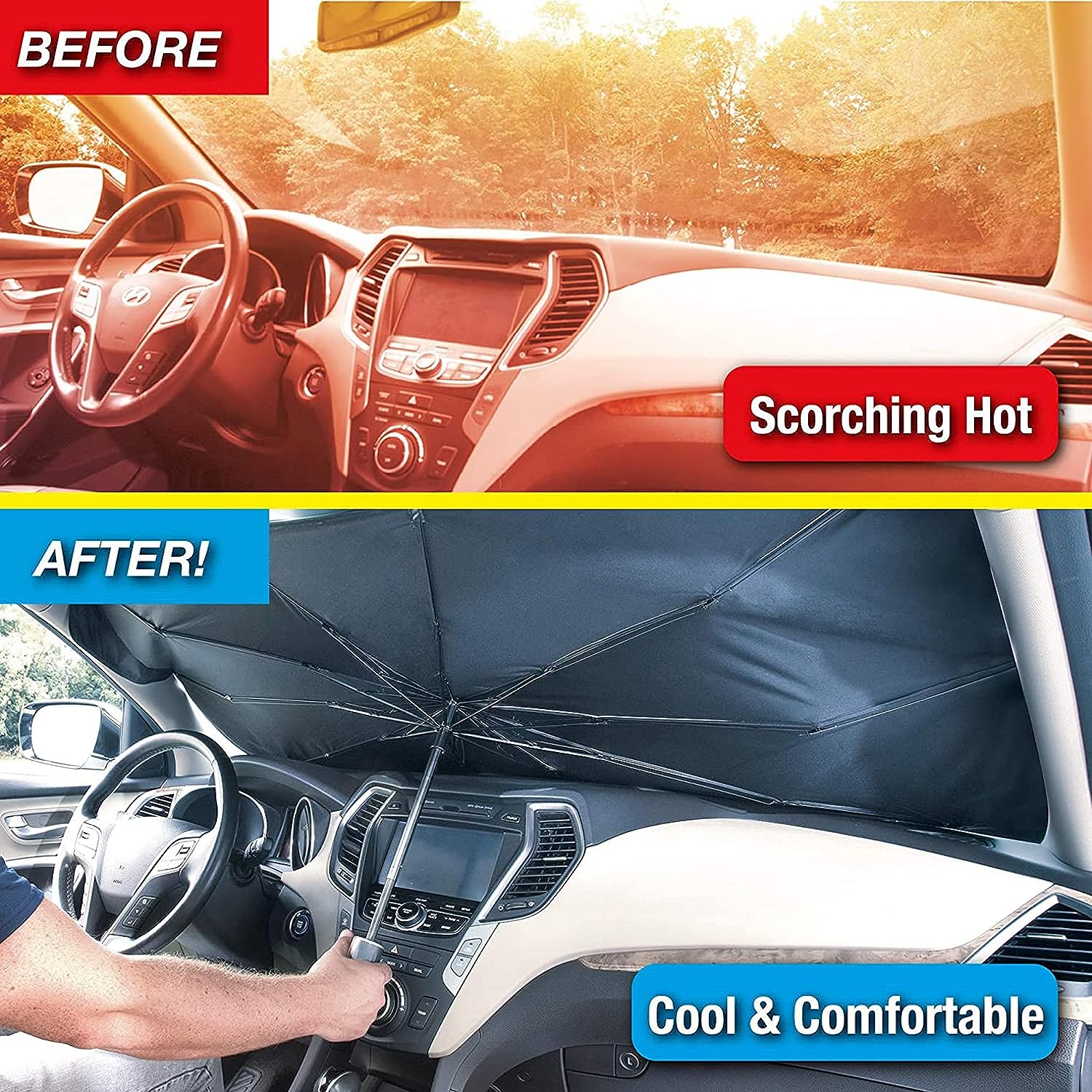 Car Windshield Sun Shade - Zabcart