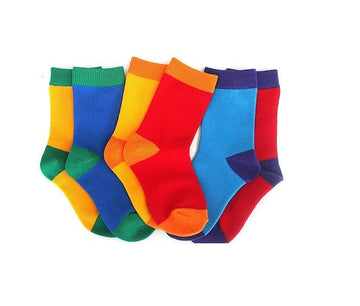 Multi Colored Socks for Kids (5 sets per pack) - Zabcart