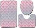 Toilet Mat Sets (Color and Design May Vary) - Zabcart