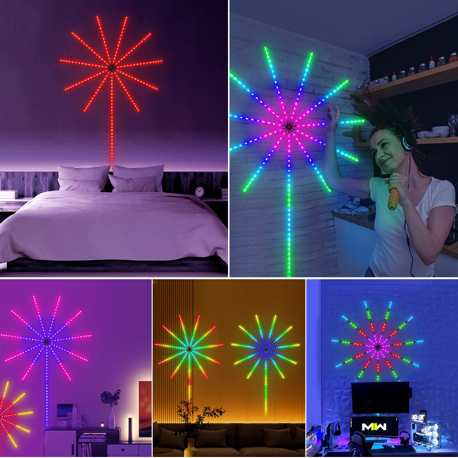 Smart Firework LED Lights - Zabcart