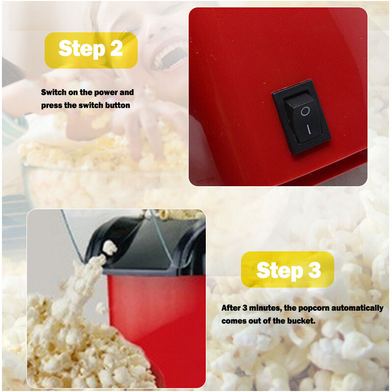 Mini Popcorn Machine - Zabcart