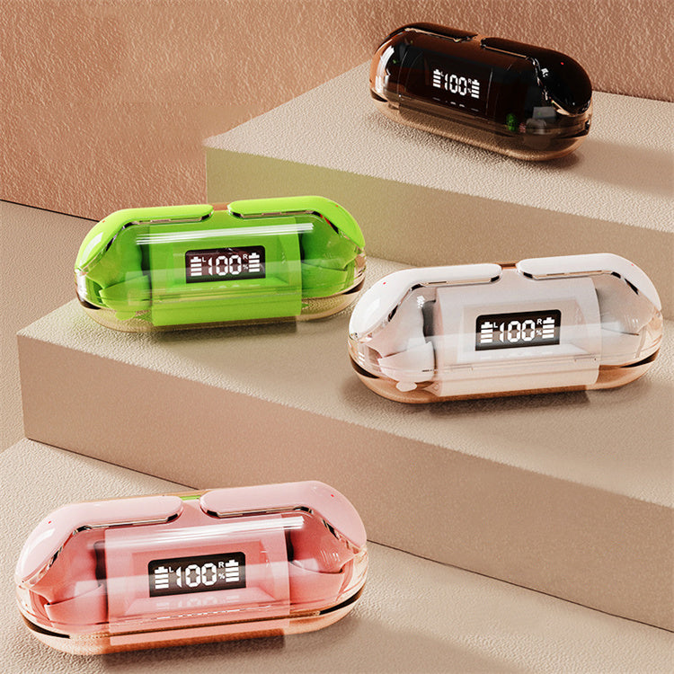 Crystal Wireless Earphones - Transparent Air 33 - Zabcart