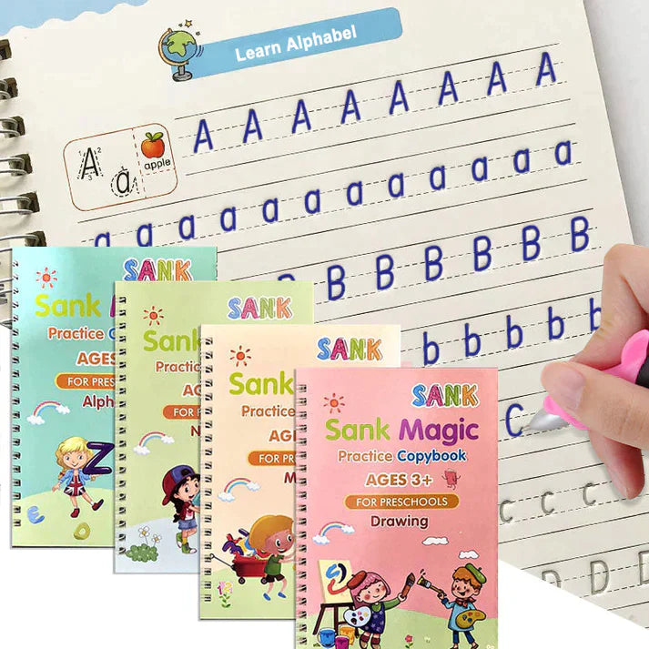 MAGICBOOK™ | KIDS PRACTICE COPYBOOK SET - Zabcart