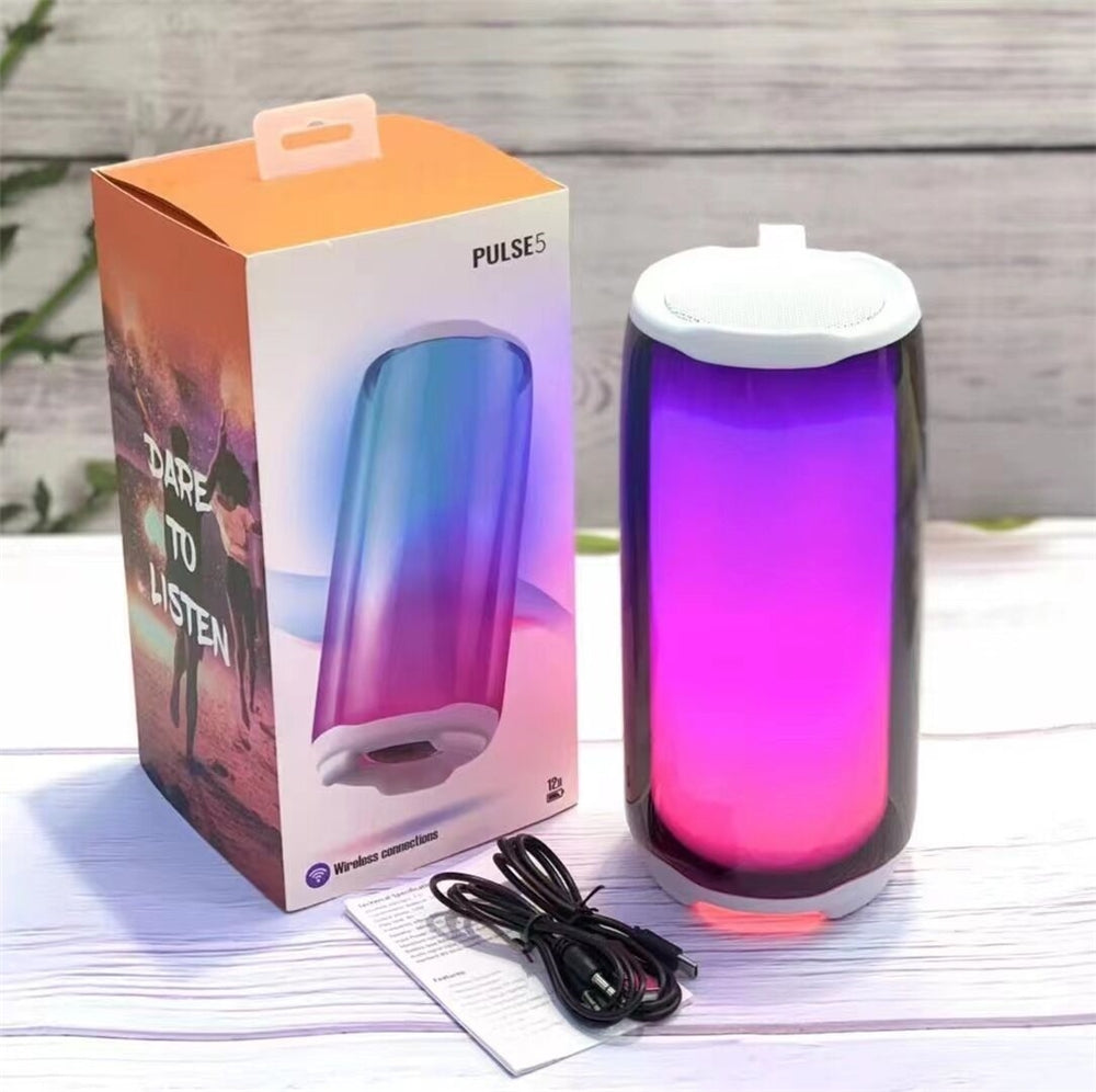 Pulse 5 Wireless Speaker RGB Lighting - Zabcart