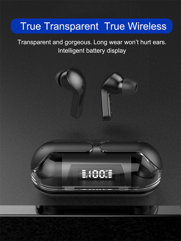 Crystal Wireless Earphones - Transparent Air 33 - Zabcart