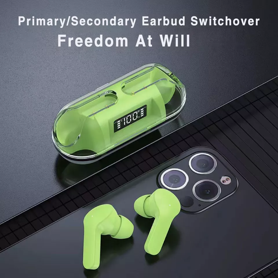 Crystal Wireless Earphones - Transparent Air 33 - Zabcart