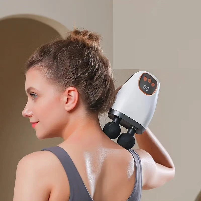 Electric Double Muscle Massager Gun - Zabcart