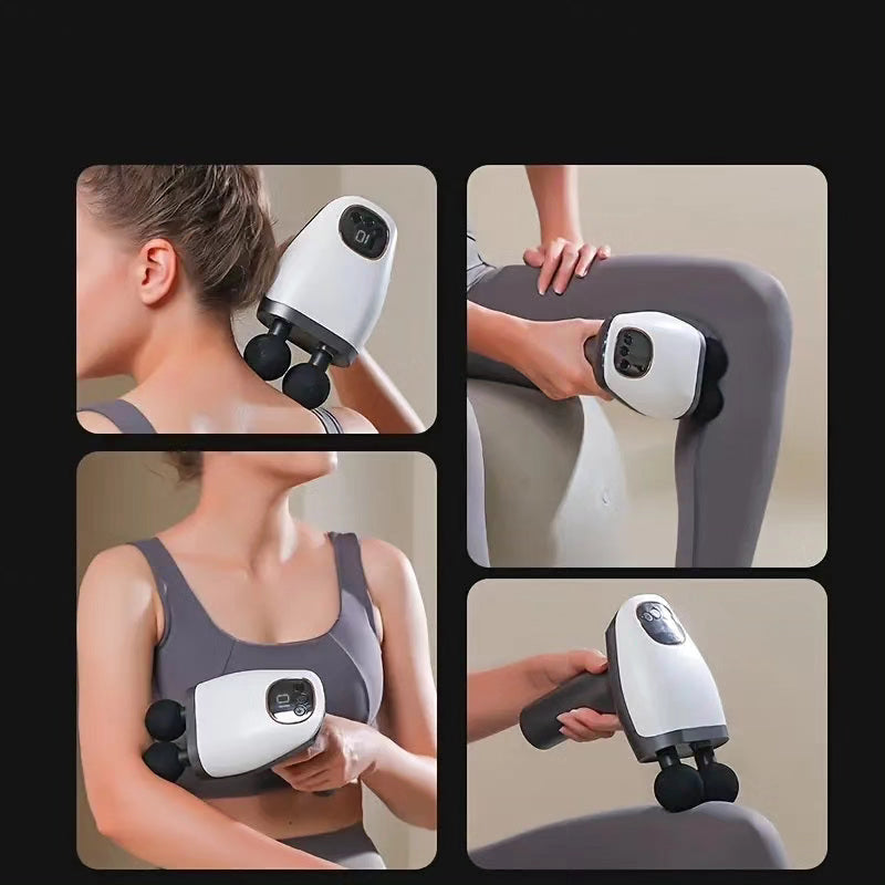 Electric Double Muscle Massager Gun - Zabcart