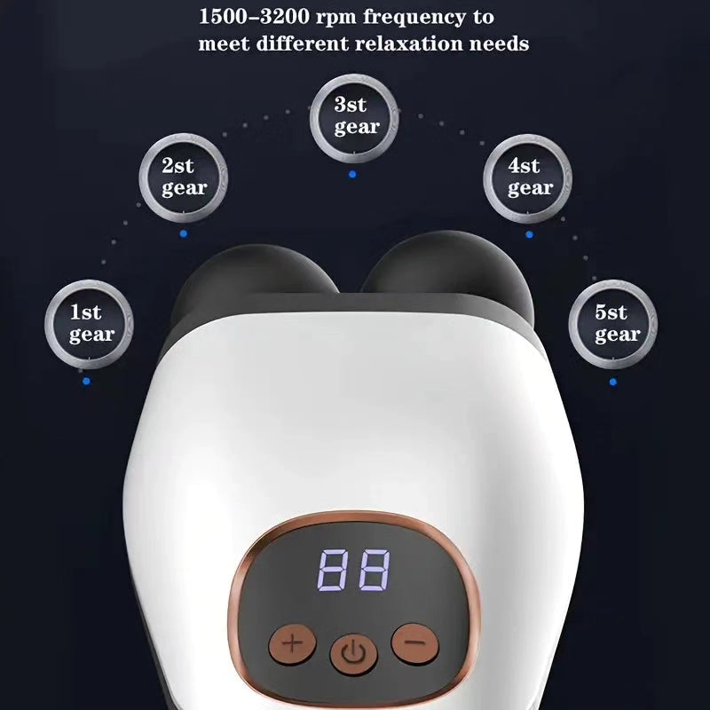 Electric Double Muscle Massager Gun - Zabcart