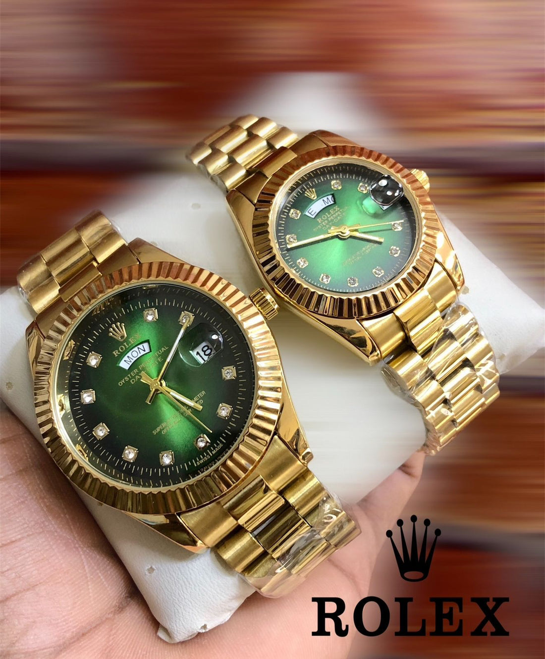 Rolex Steel Duo Set with Box - Zabcart