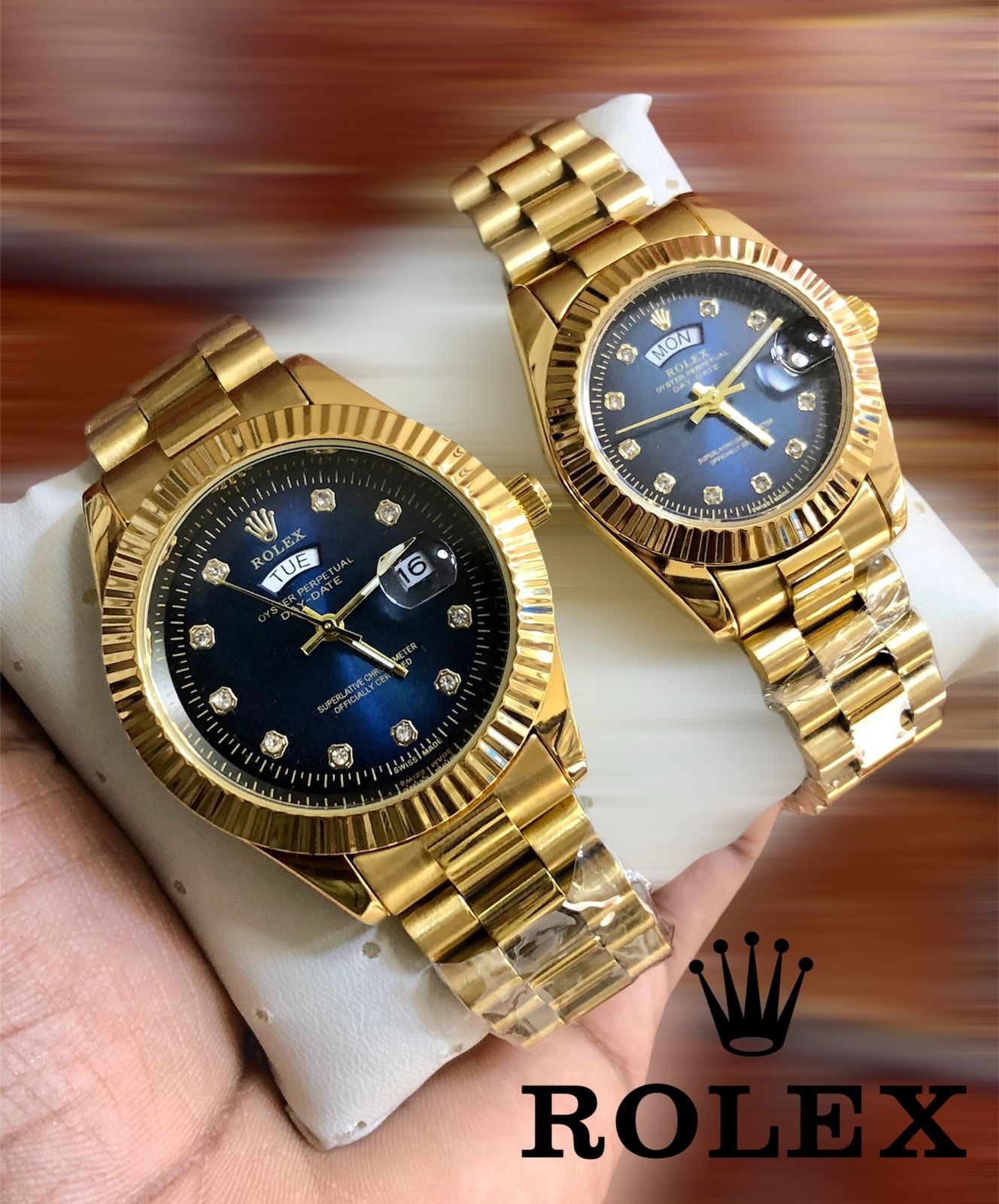 Rolex Steel Duo Set with Box - Zabcart