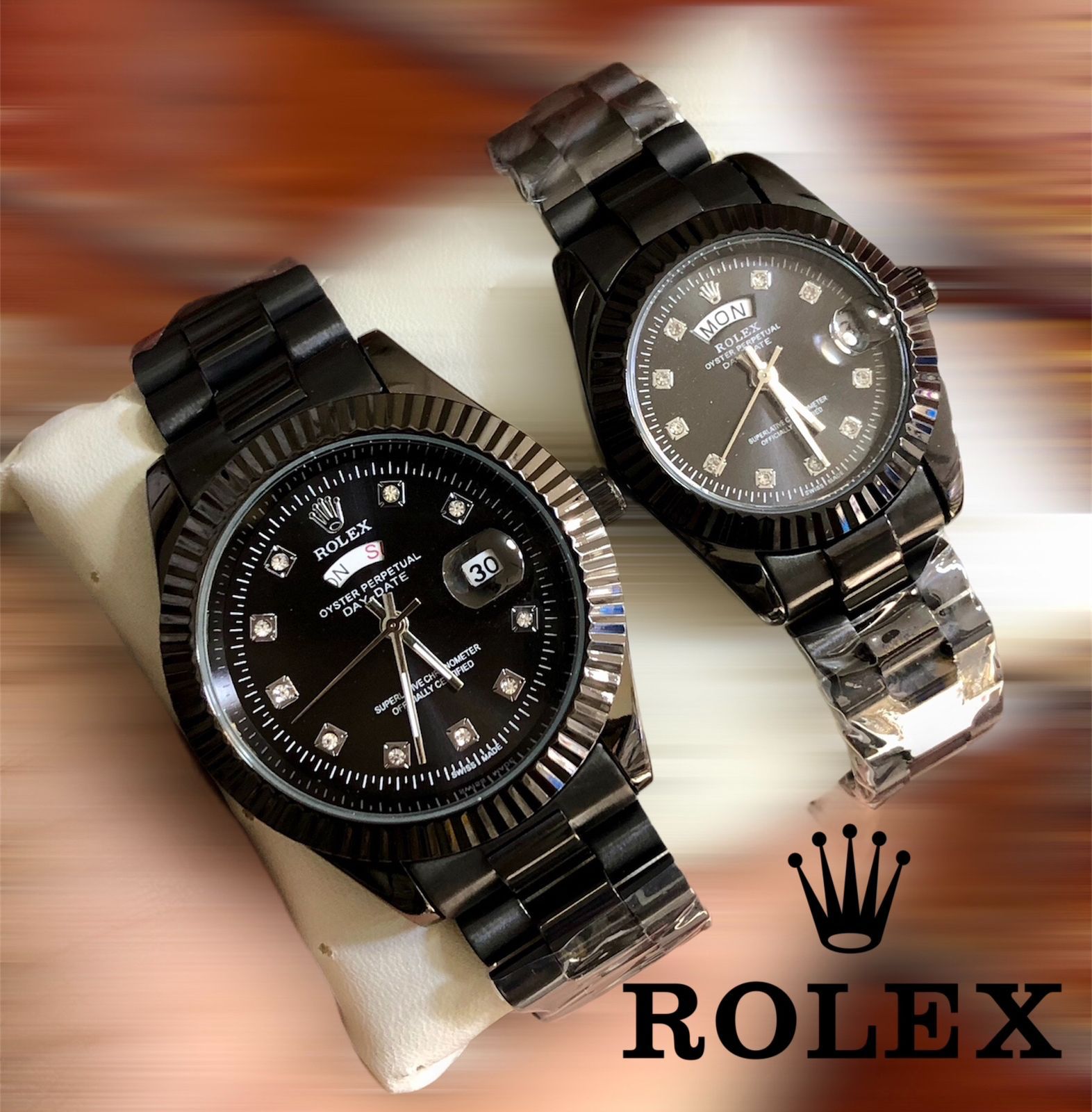 Rolex Steel Duo Set with Box - Zabcart
