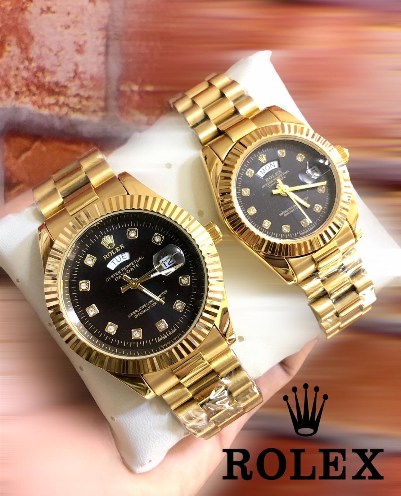 Rolex Steel Duo Set with Box - Zabcart
