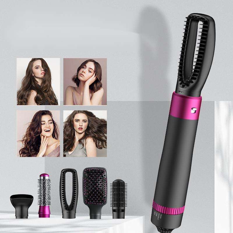 HOT AIR BRUSH | DRY, STYLE, AND VOLUMIZE | IONIC TECHNOLOGY (5-IN-1) - Zabcart