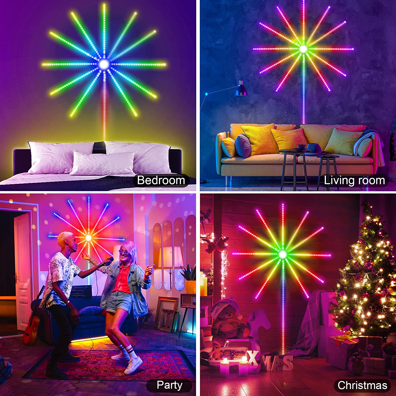 Smart Firework LED Lights - Zabcart
