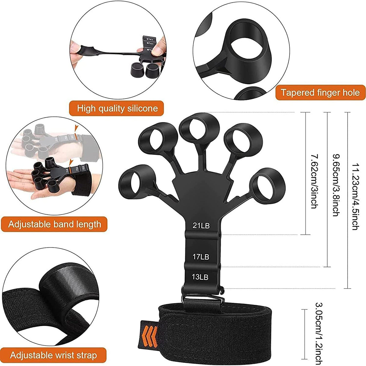 Metal-Hook Grip Strength Trainer - Zabcart